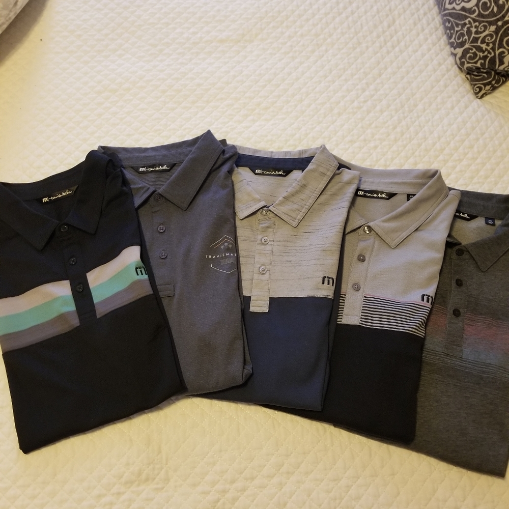 XXL Travis Mathew Golf Shirts